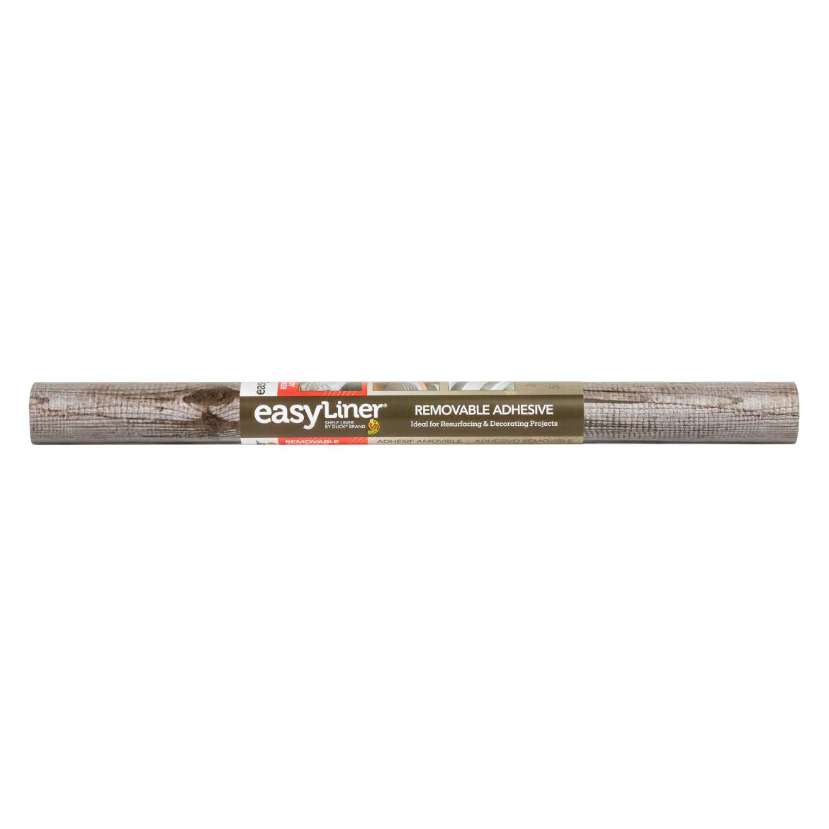 EasyLiner Adhesive Laminate- Weathered Wood | Duck Brand