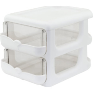 2-Drawer Nook & Craft Organizer, White