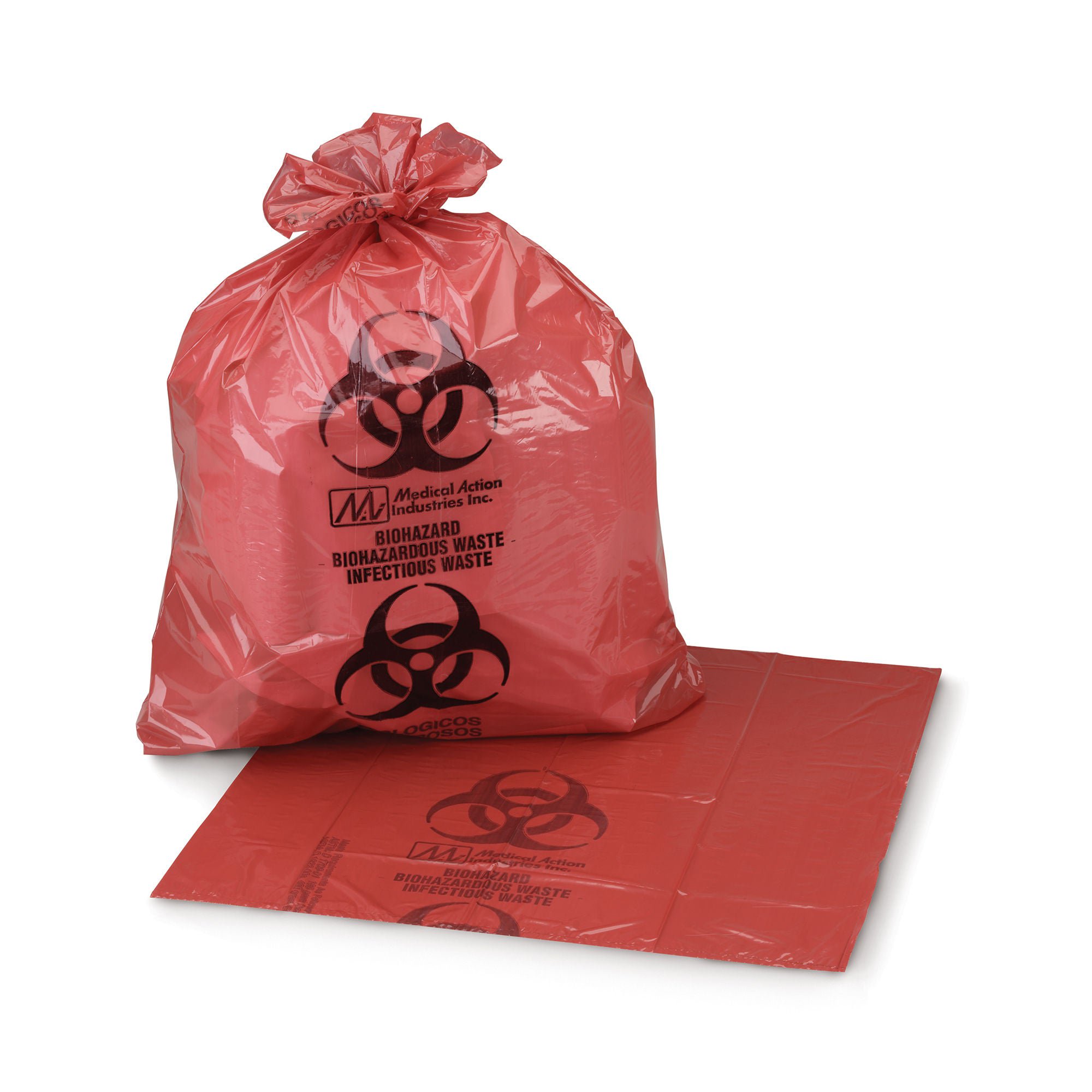 McKesson Biohazard Waste Bag, 1 – 6 gallon Capacity, 11 x 14 Inch