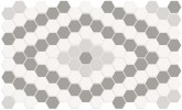 Studio Light Gray Mix 8×13 Diamond Pattern Mosaic Matte