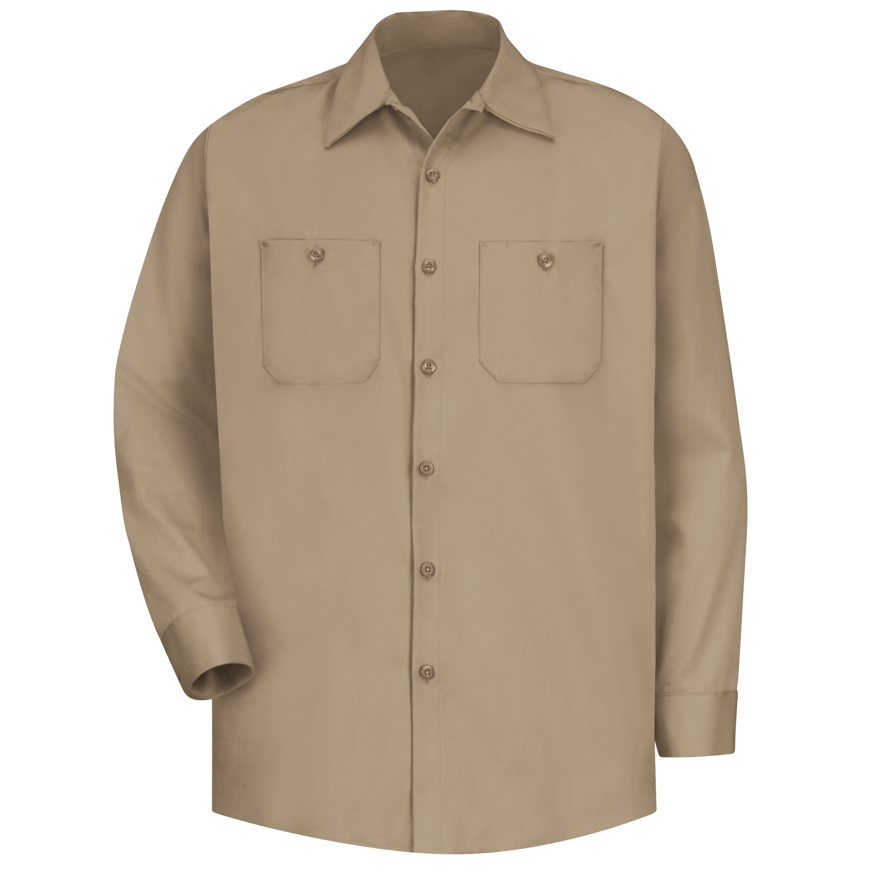 Red Kap Men's Long Sleeve Wrinkle-Resistant Cotton Work Shirt - Picture 14 of 37