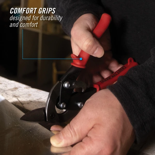 610FL 10-inch Offset Left Aviation Snip