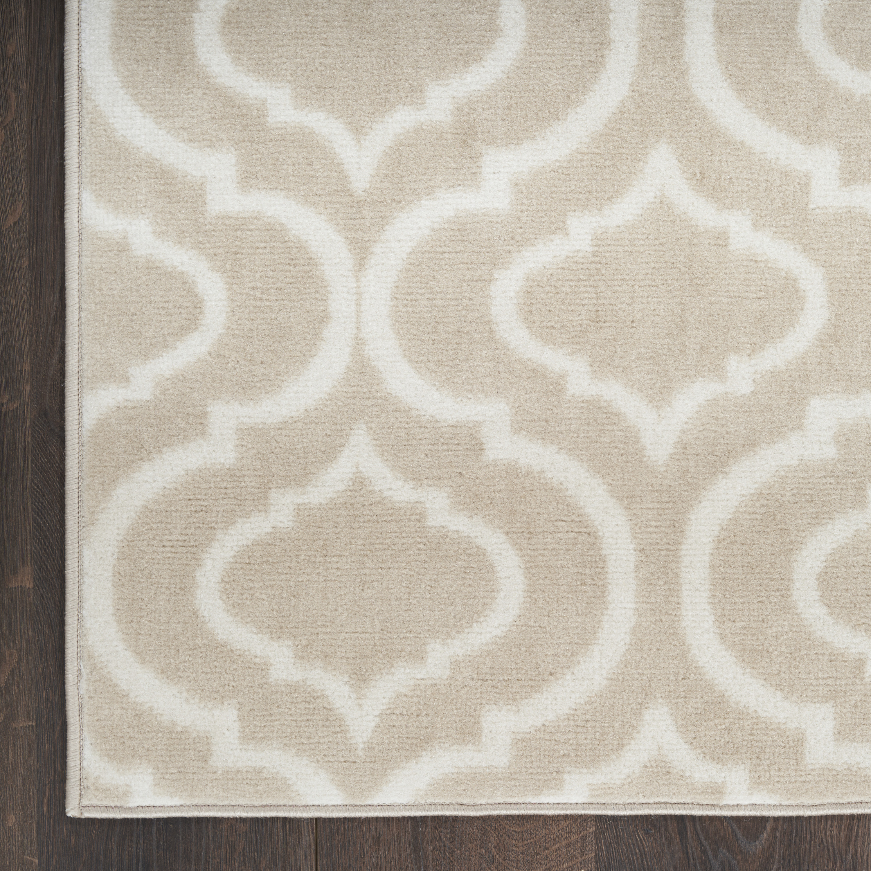 Nourison Jubilant 5'3" x 7'3" Beige Contemporary Indoor Rug
