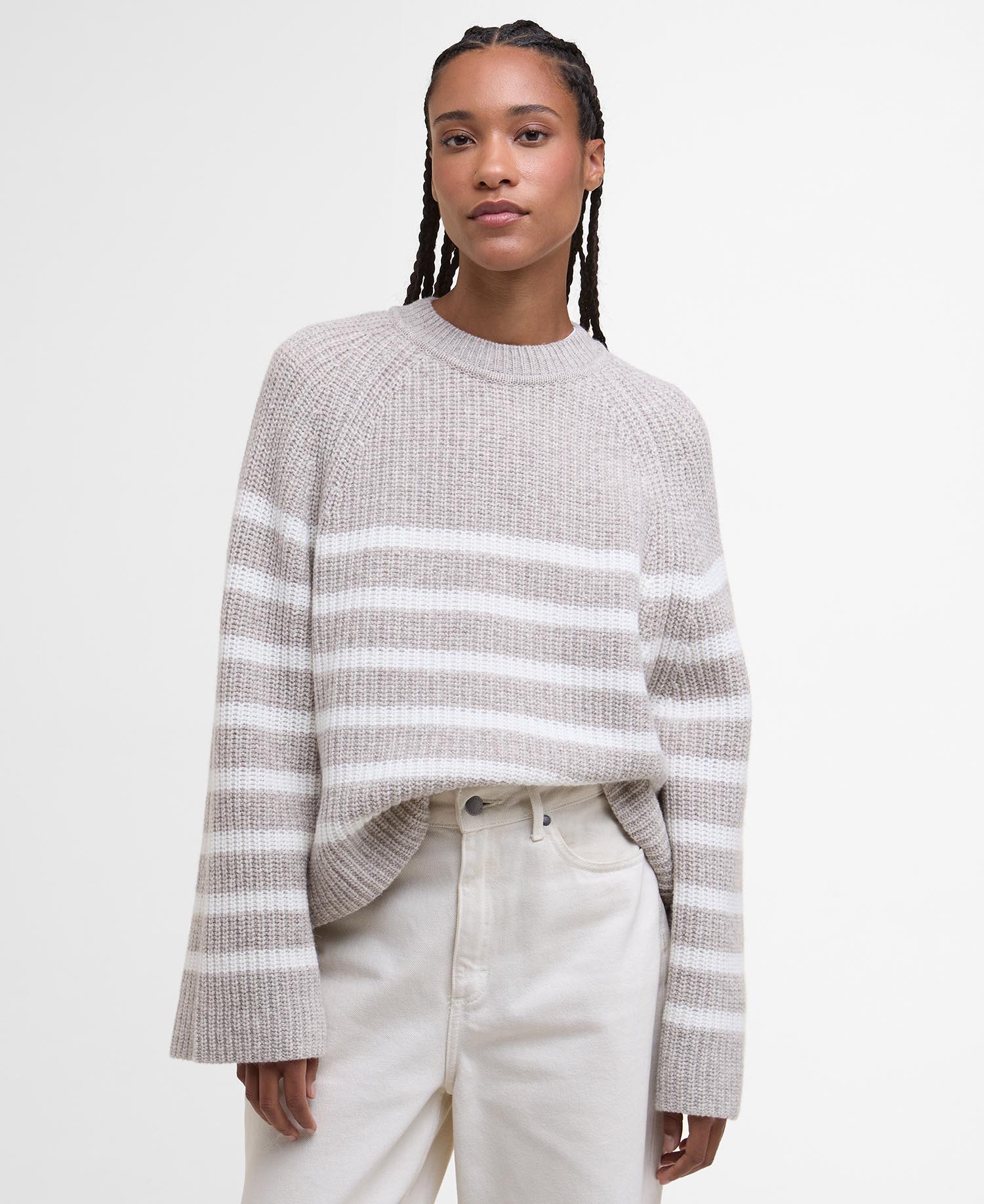 Irene Striped Crew Neck Jumper image number 0