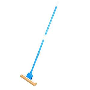 Impact, Squeeze Roller Sponge Mop with Metal Handle, 12"W, Blue