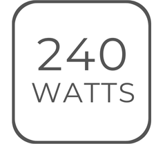 240 Watts per Channel