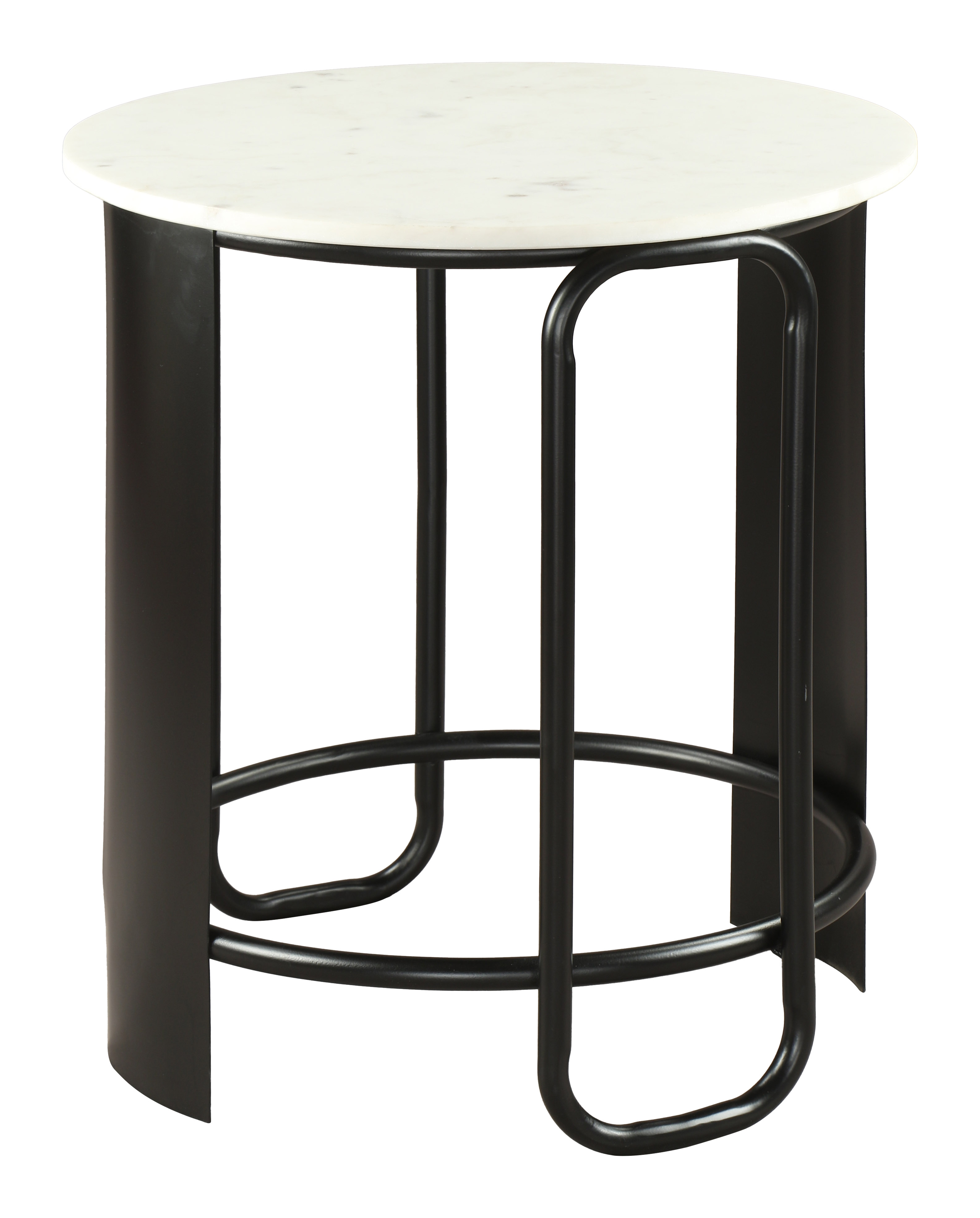 Obel Side Table White & Black product image