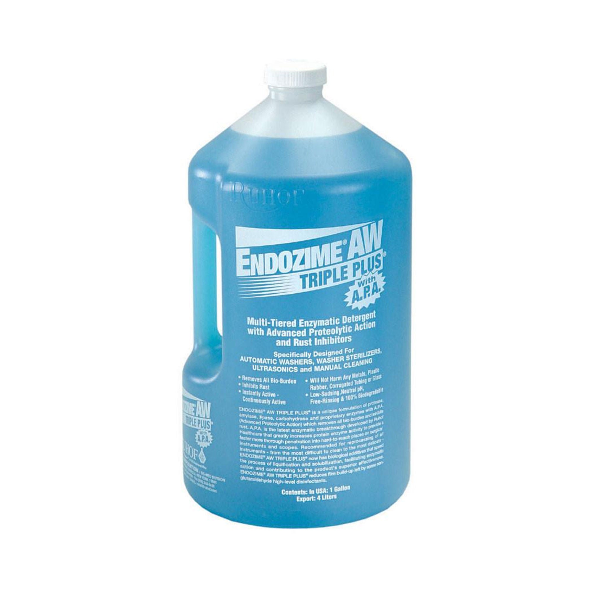 Endozime® AW Plus Multi-Enzymatic Instrument Detergent, 1-gallon Jug