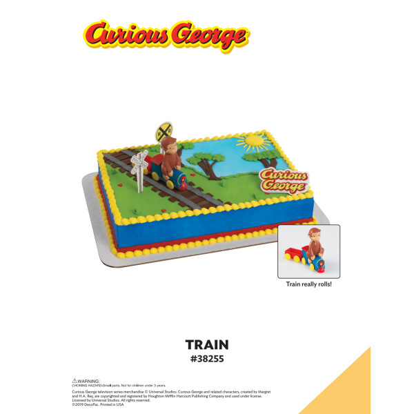 Curious George® Train The Magic of Cakes® Icing Only Page