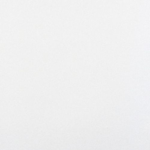 White, subtly textured sheet filling the frame; smooth, unmarked surface reflecting soft, even light; close-up, neutral setting with minimal visual detail.