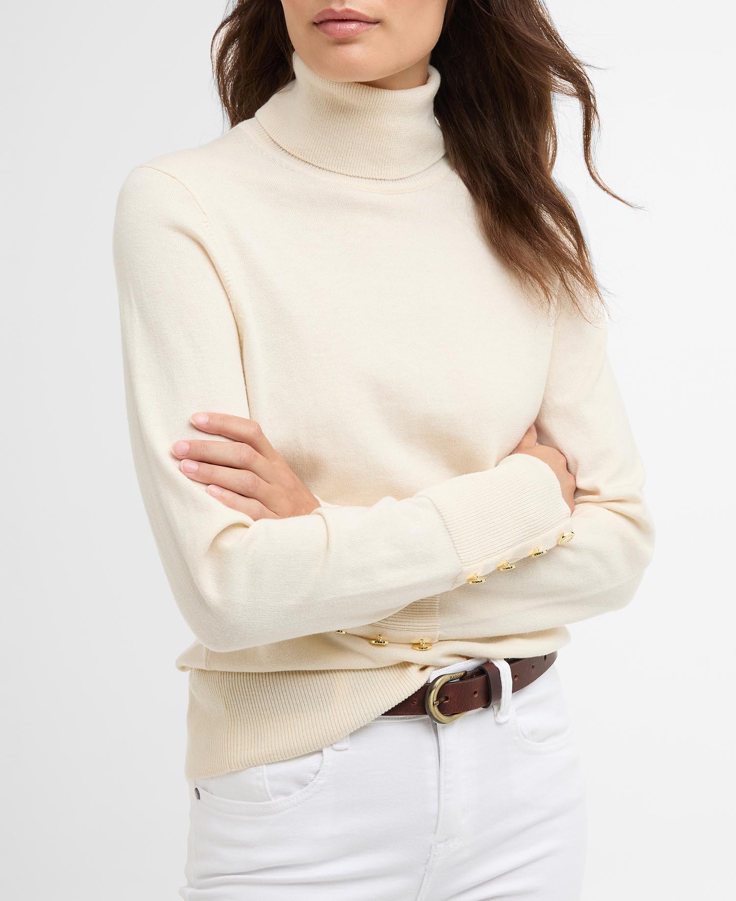 Maglione Corbridge a collo alto con risvolto image number 3