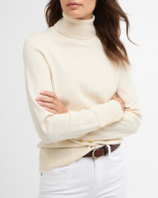 Maglione Corbridge a collo alto con risvolto Birch
