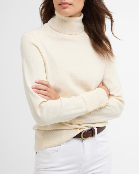 Maglione Corbridge a collo alto con risvolto
