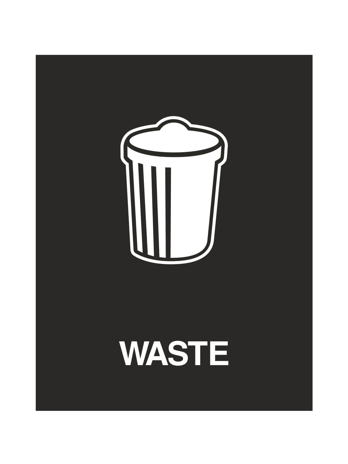 ASPYRE – Sign – Waste – Black