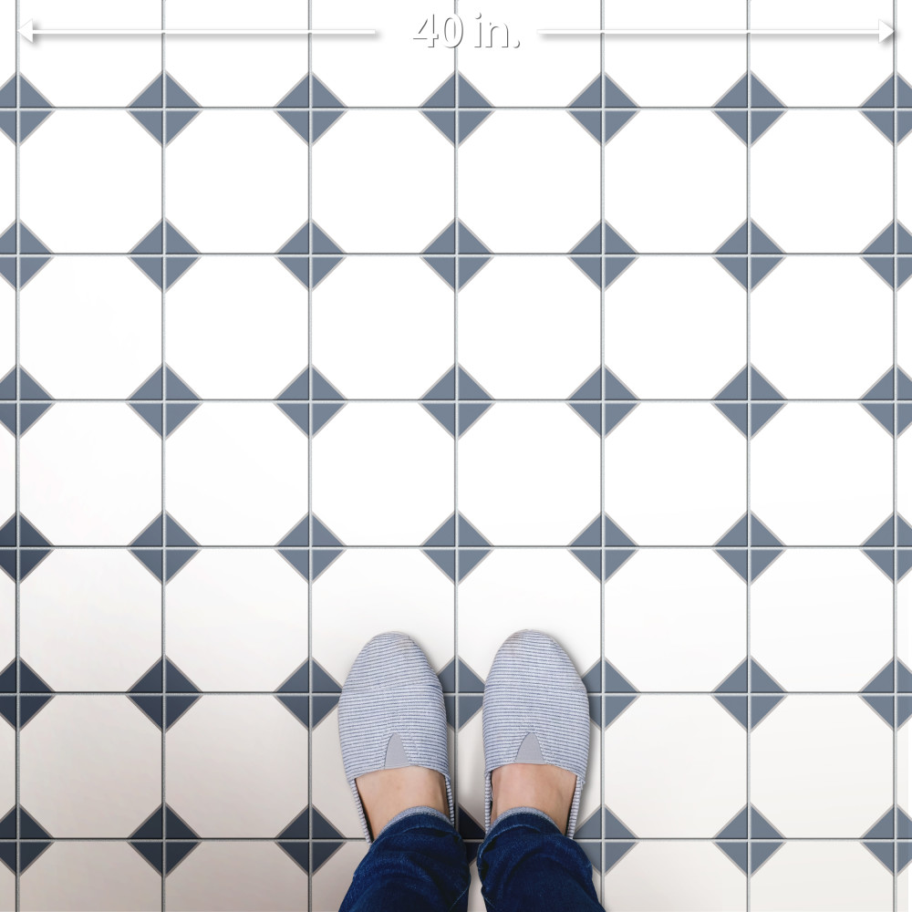 Sample – Canterbury Blue Porcelain Floor and Wall Tile