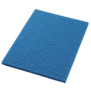 Americo, Cleaner, Blue, 12"x18" Rectangle Floor Pad
