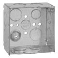 Steel City® 4 in. Square Box Steel Welded 2-1/8 in. D 3/4 in. Knockouts.