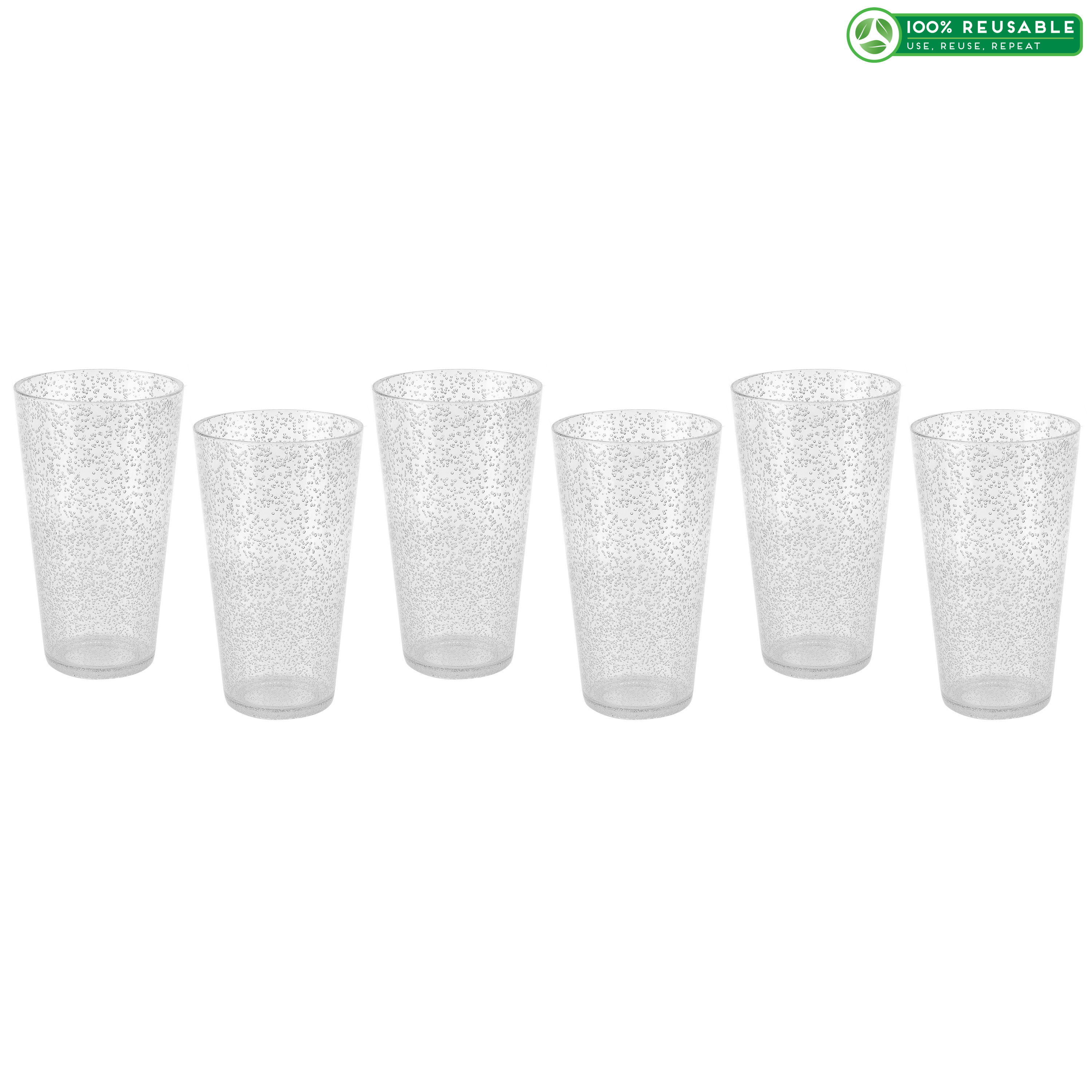 Spritz 23 ounce Highball Glass, Clear, 6-piece set slideshow image 1 Spritz 23 ounce Highball Glass, Clear, 6-piece set slideshow image 1