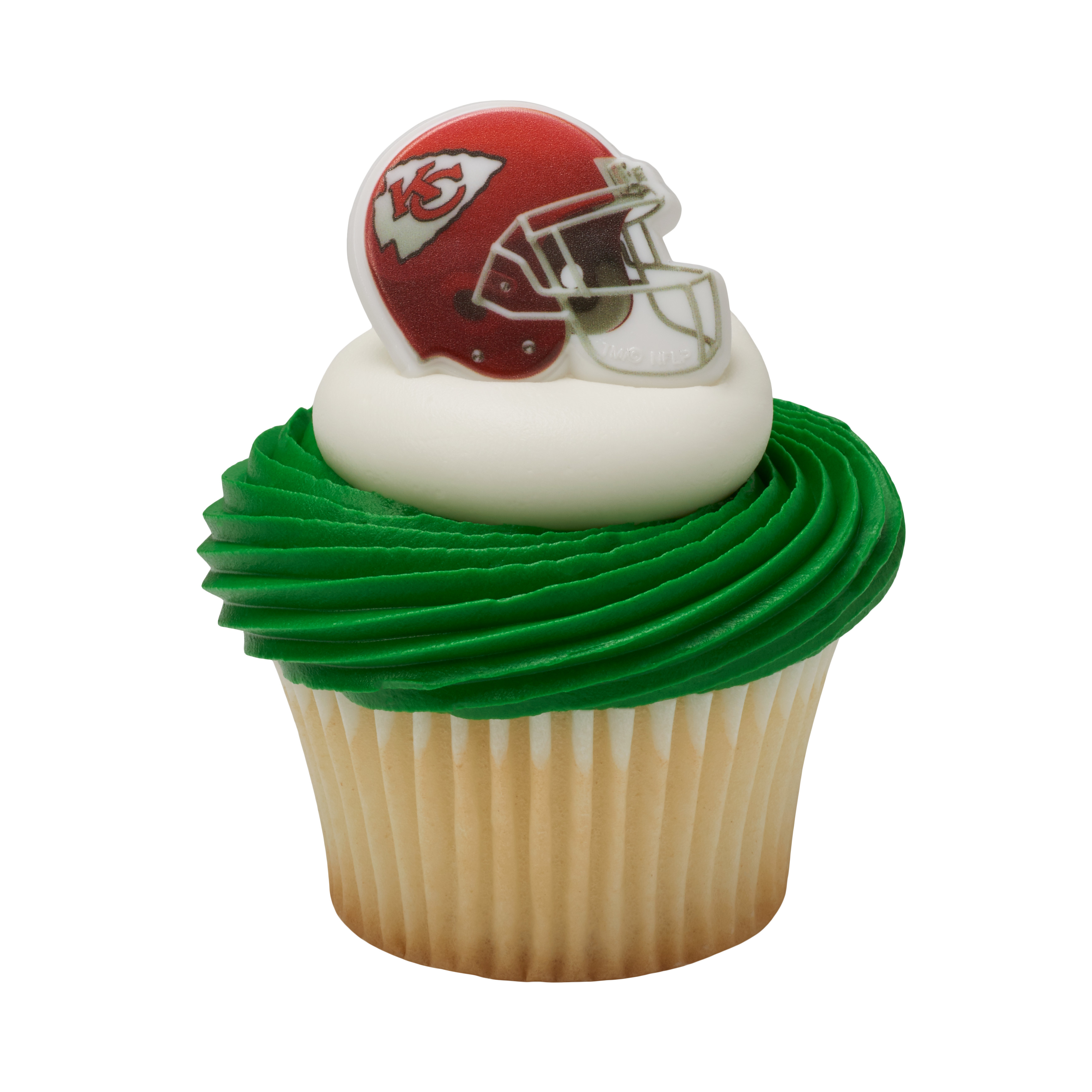 NFL Team Helmet Cupcake Rings DecoPac NFL Team Helmet Cupcake Rings DecoPac