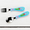 Peppa Pig Kids Fork and Spoon Set, Peppa and Friends, 2-piece set slideshow image 2