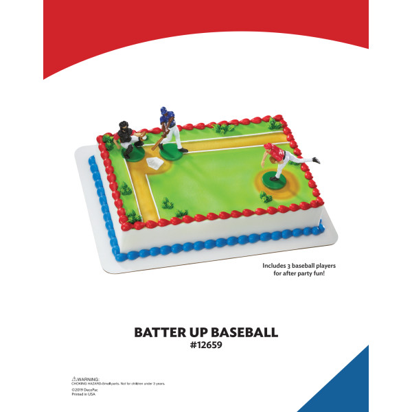 Batter Up Baseball The Magic of Cakes® Icing Only Page