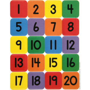 Numbers (1-20) Theme Stickers, Pack of 120