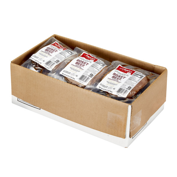 BREAD READY(r) Roast Beef, .67 oz slices, 6/2 lb . C1RM - Front Right Open Case (Hi Res)