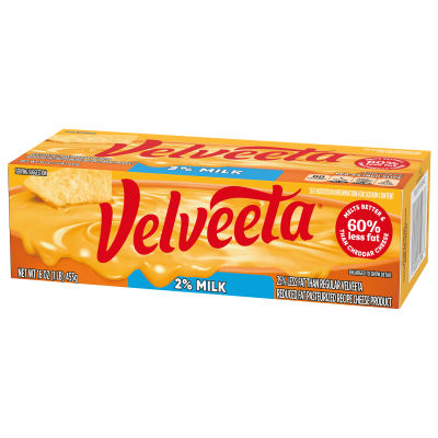 Velveeta 2% Milk Reduced Fat Cheese 25% Less Fat, 16 oz Block