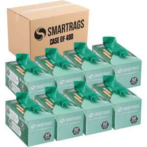 Hospeco, SmartRags Microfiber Cloth, 12"x12", Green