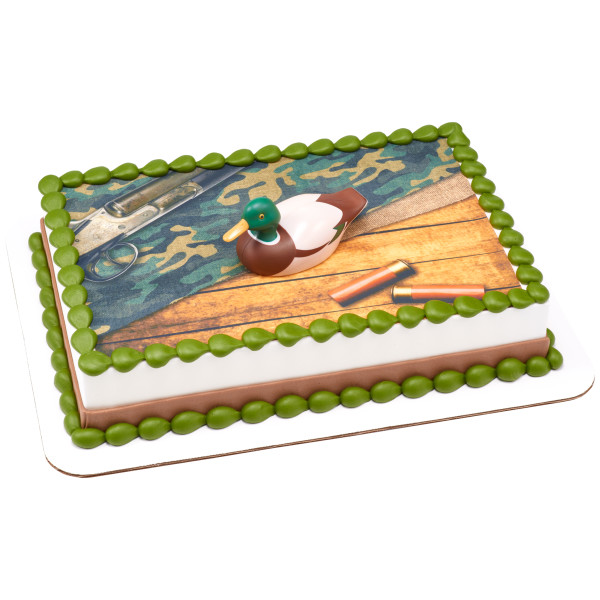 Vintage Duck Decoy PhotoCake® Edible Image® DecoSet® Background