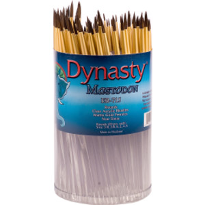 Mastodon Round Brush Canister, 120 Brushes