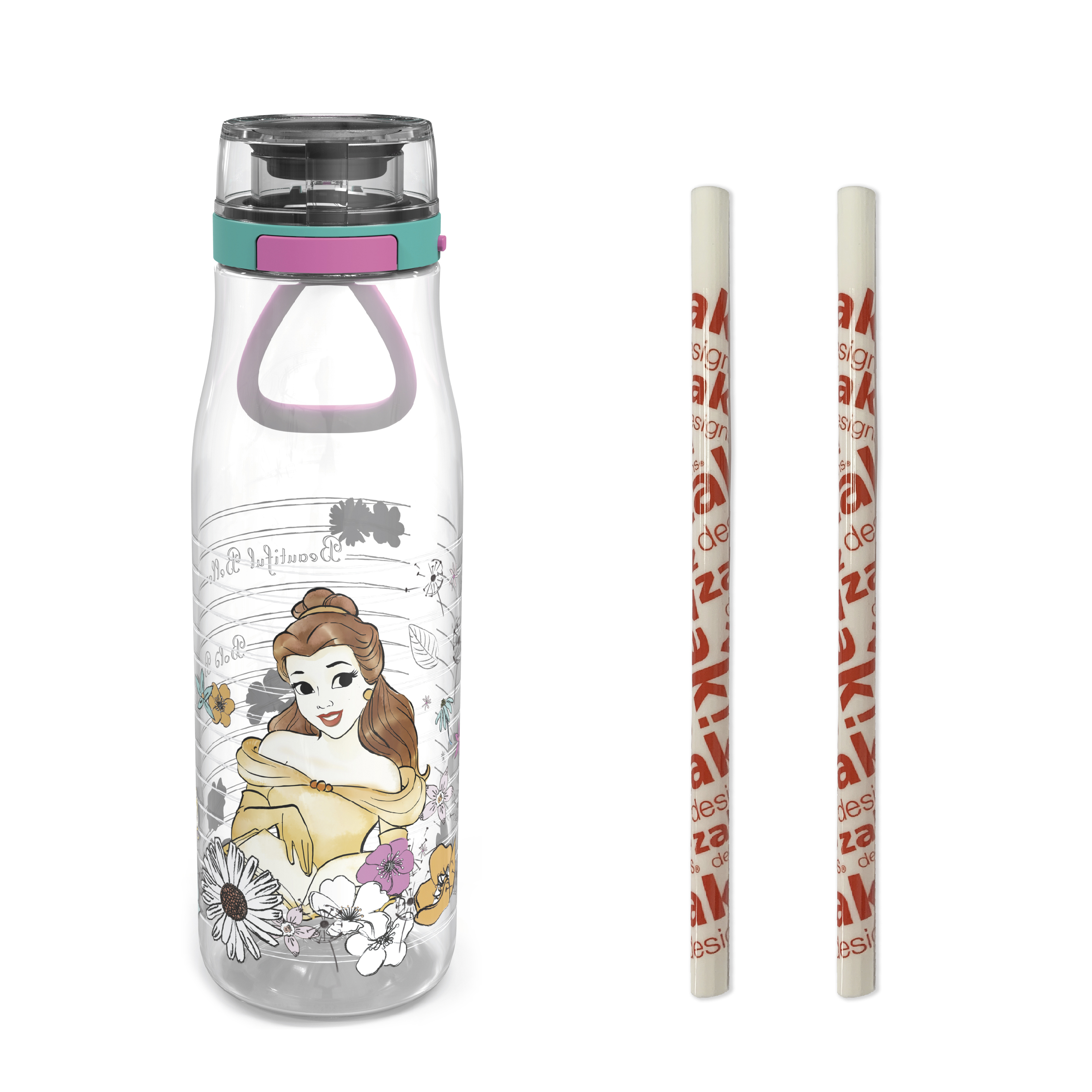 Disney 25 ounce Water Bottle, Princess, 3-piece set slideshow image 1 Disney 25 ounce Water Bottle, Princess, 3-piece set slideshow image 1
