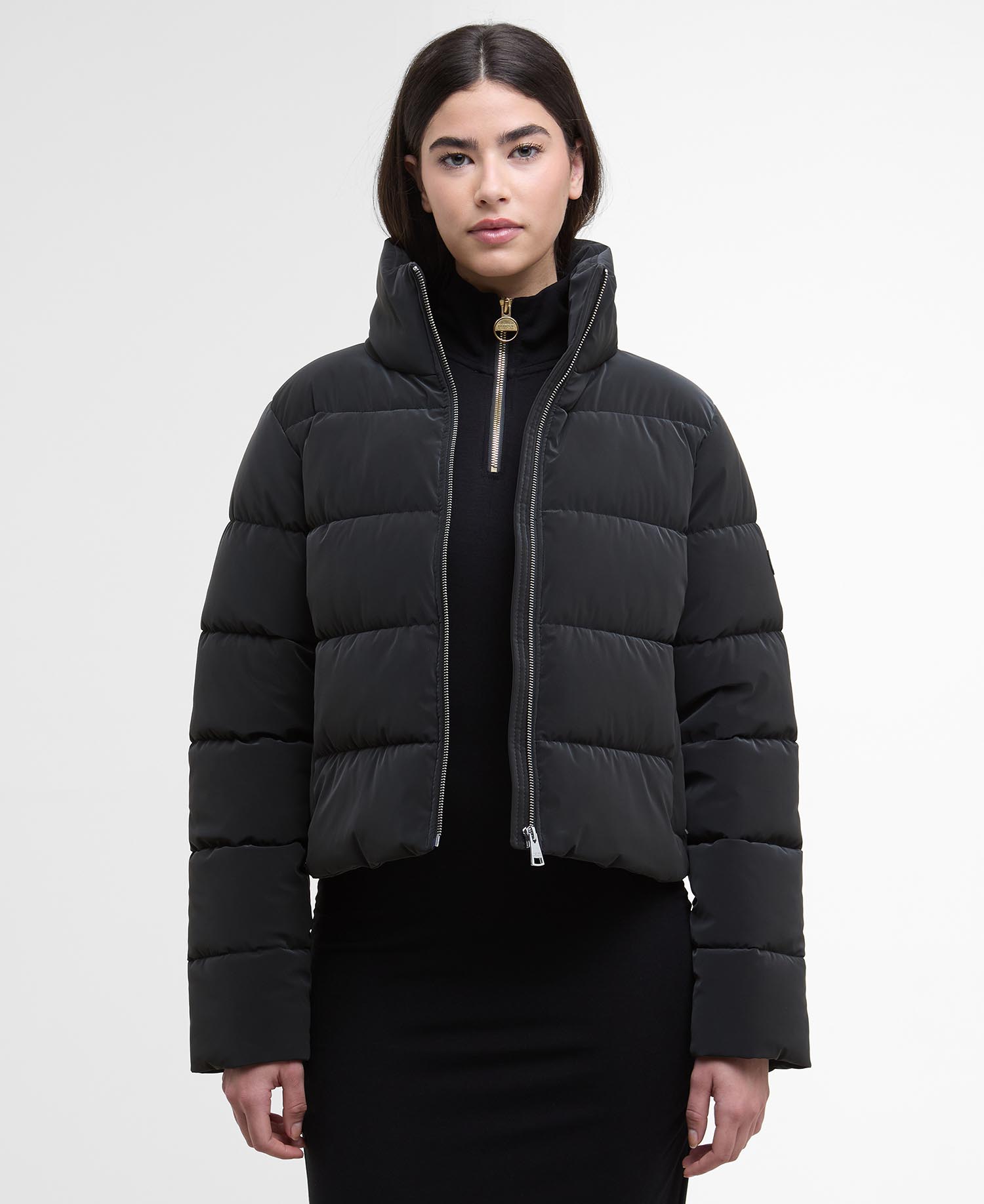 Pufferjacke Hudson Faux-Velvet image number 0