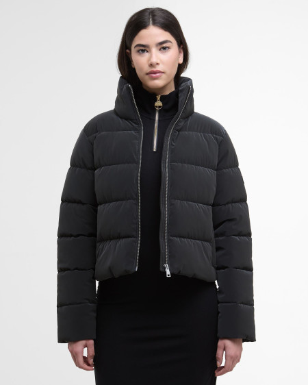 Pufferjacke Hudson Faux-Velvet