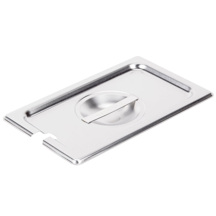 Fourth-size Super Pan V® slotted stainless steel cover