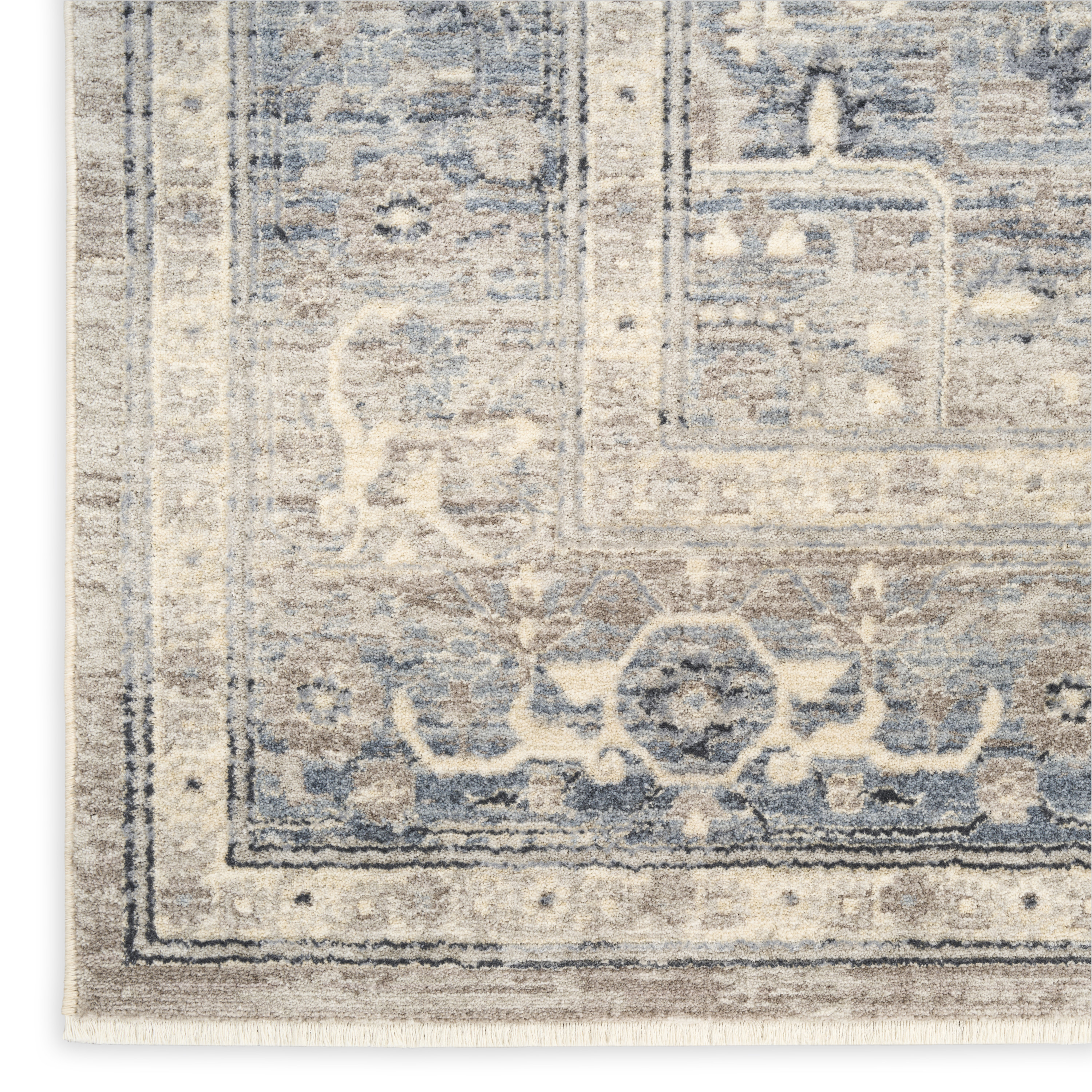 Nourison Sultana 7'10" x 10'2" Blue Vintage Indoor Rug