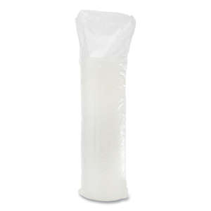 Dart, Plastic Lids, Fits 12 oz to 24 oz Hot/Cold Foam Cups, Straw-Slot Lid, White
