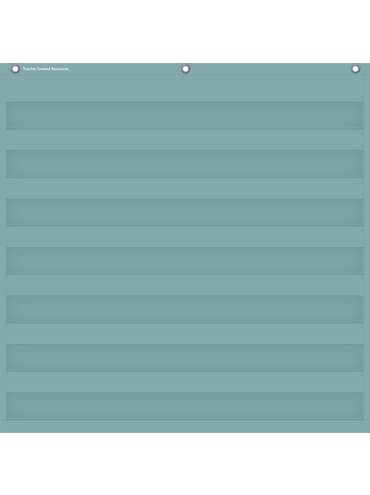 Calming Blue 7-Pocket Chart, 28
