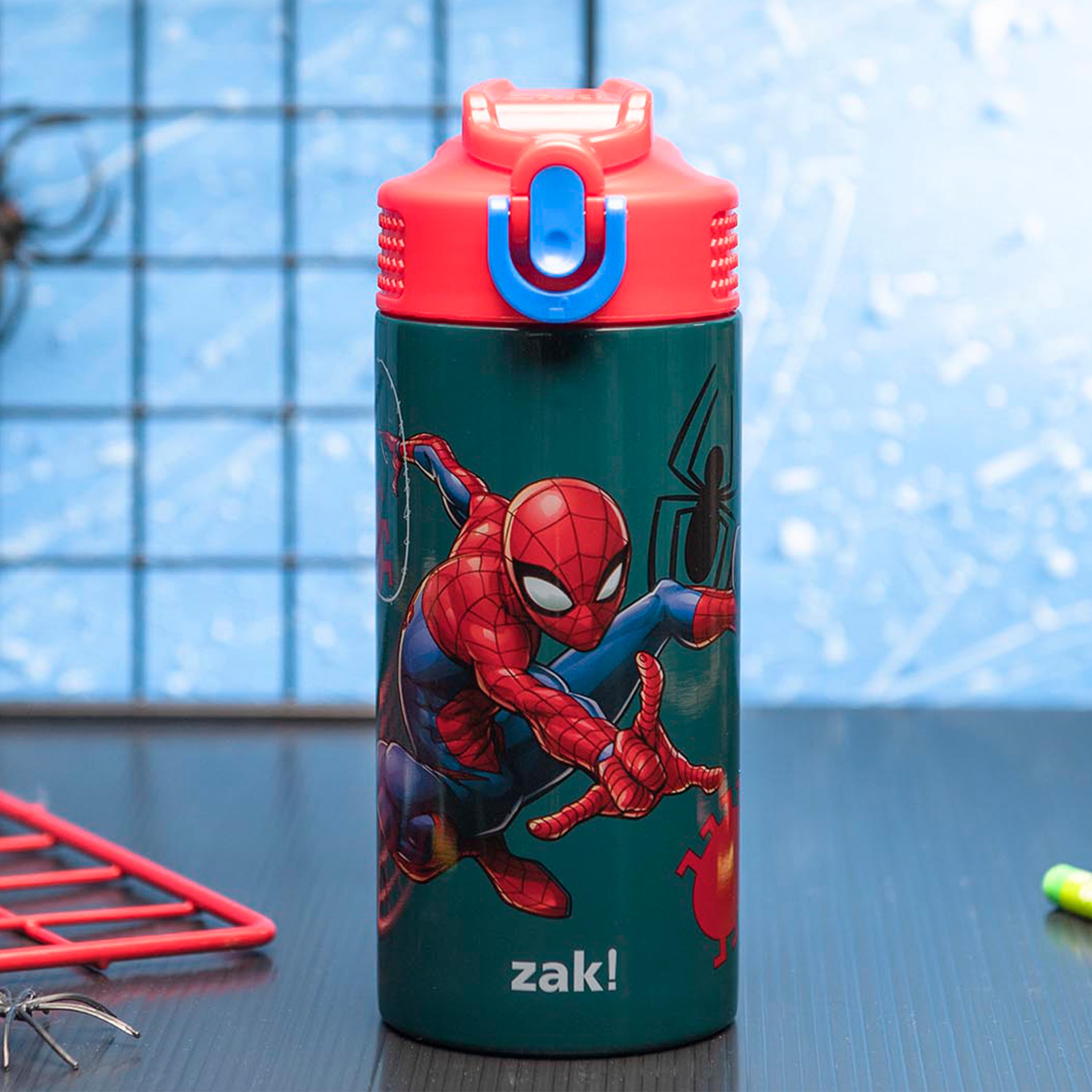 Marvel Comics 14 ounce Stainless Steel Vacuum Insulated Water Bottle, Spider-Man slideshow image 7