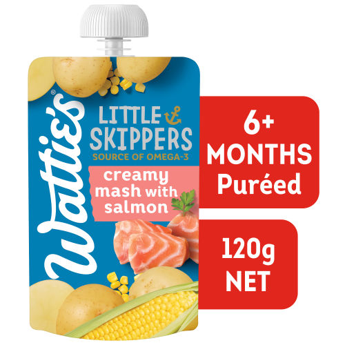  Wattie's® Little Skippers Creamy Mash with Salmon 120g 6+ months 