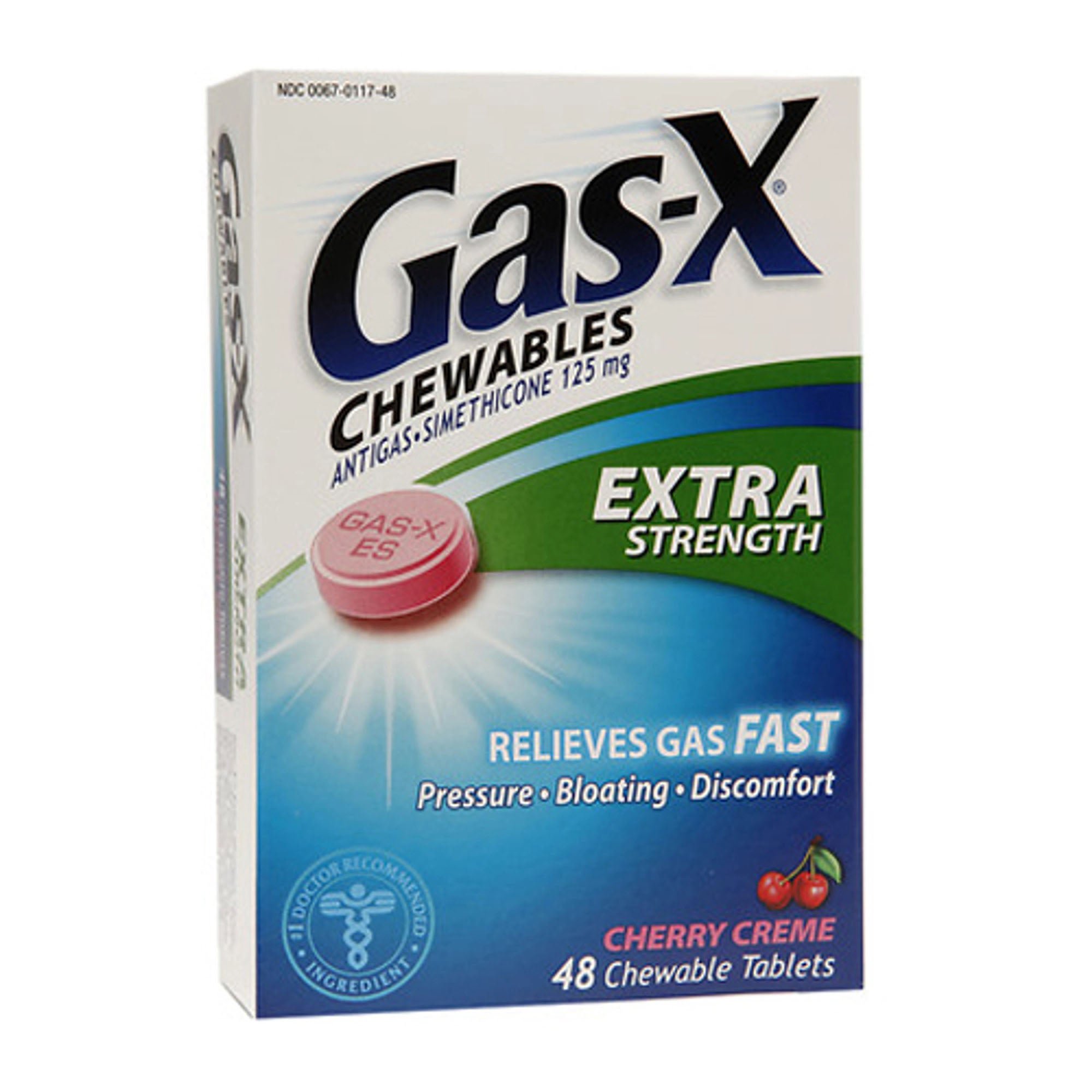 Gas-X® 125 mg Chewable Tablets Extra Strength, Cherry Creme