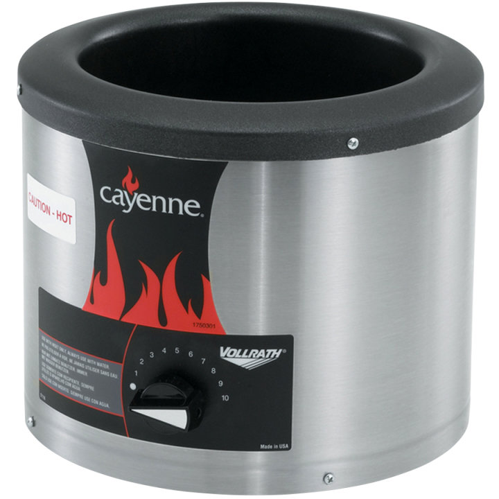 Vollrath 72425 - Cayenne® SS-4 Food Warmer, round, 8-3/4