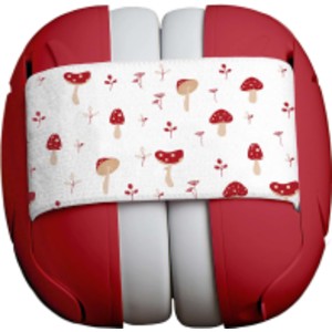 Baby Protective Earmuffs, Scarlet Mushrooms
