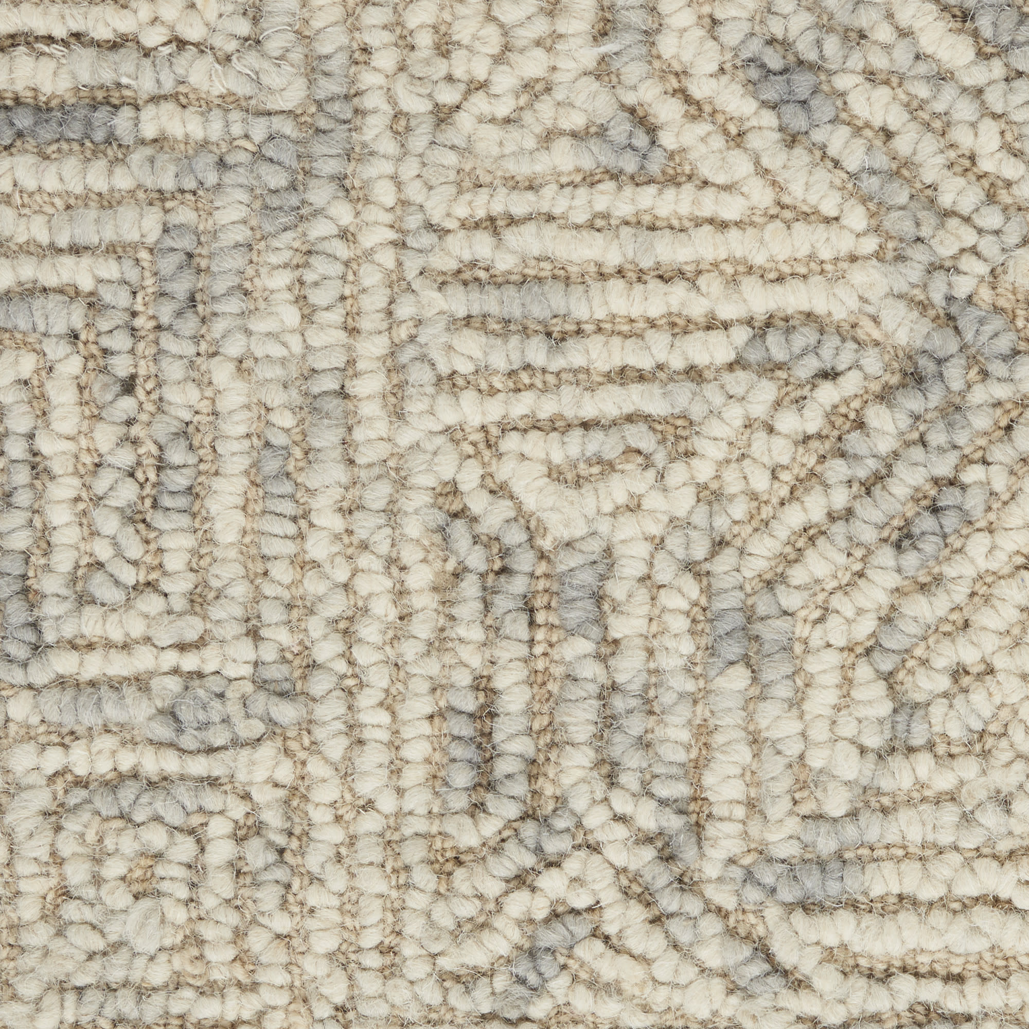 Nourison Colorado 3'9" x 5'9" Beige Grey Modern Indoor Rug