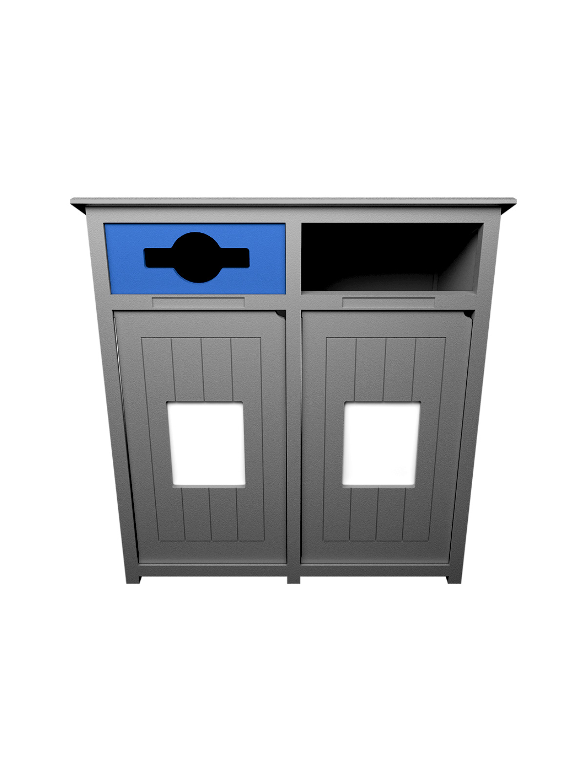 AURA – Double – Unit – Mixed-Full – Grey-Blue