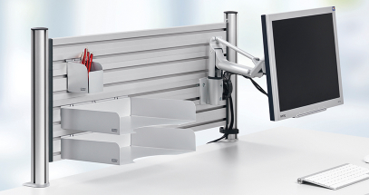 Maximize workspace by lifting technology off the desk.