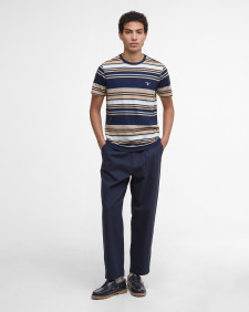 T-shirt a righe leggermente aderente Aickmen 