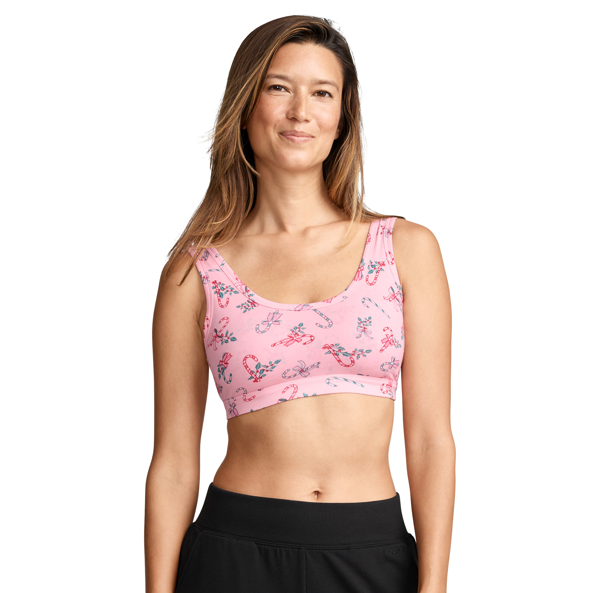 Jockey Women's Organic Cotton Stretch Tank Strap Bralette - Picture 43 of 61