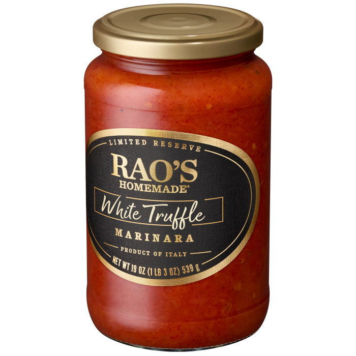 White Truffle Marinara Sauce, 19 oz - Right angle Image