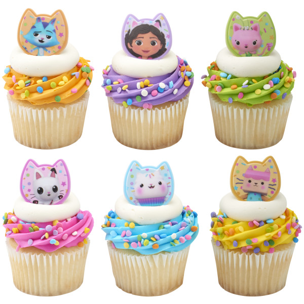 DreamWorks Gabby's Dollhouse Cupcake Rings
